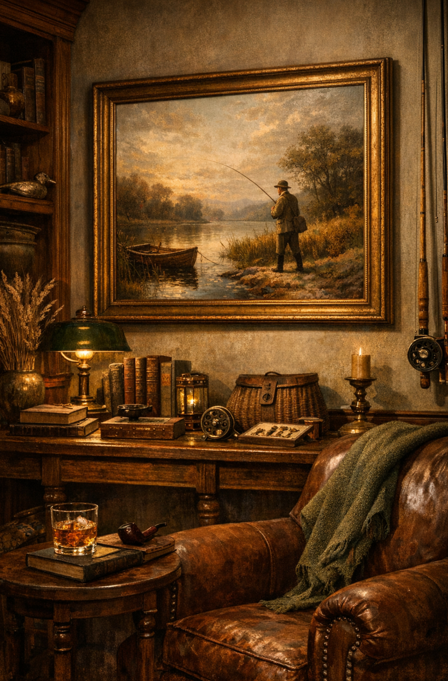 Historical Angling Motifs as Interior Style