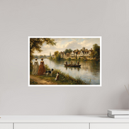 45 x 30 cm, Hahnemühle William Turner A River in Gloucestershire