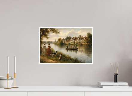 45 x 30 cm, Hahnemühle William Turner A River in Gloucestershire