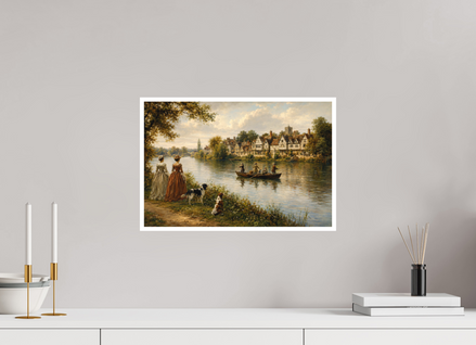 45 x 30 cm, Hahnemühle William Turner A River in Gloucestershire