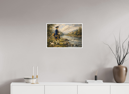 60 x 40 cm, Hahnemühle William Turner The Gentleman Angler