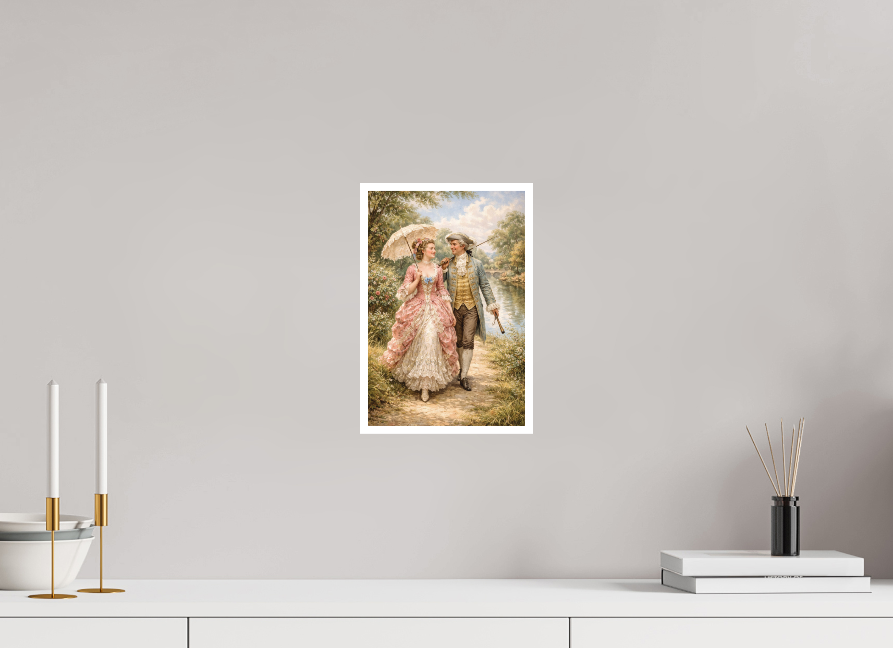 20 x 30 cm, Hahnemühle William Turner The Stroll to the River