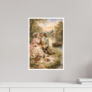 30 x 45 cm, Hahnemühle William Turner A Picnic in the Grass
