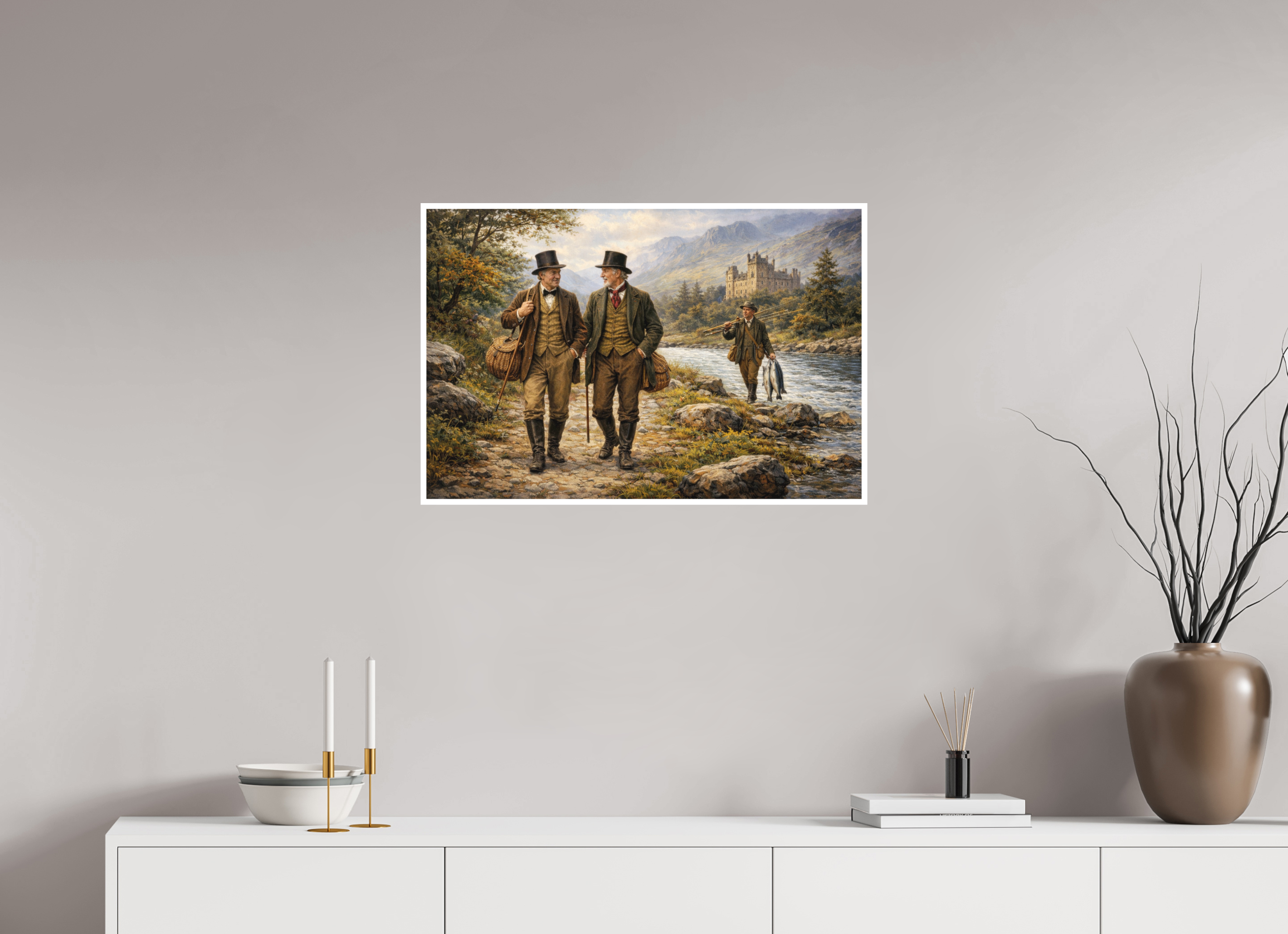 75 x 50 cm, Hahnemühle William Turner The Return from the River