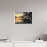 60 x 40 cm, Hahnemühle William Turner Lakeside Morning