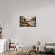 90 x 60 cm, Hahnemühle William Turner Sharing the River