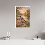 50 x 75 cm, Hahnemühle William Turner Evening on the River