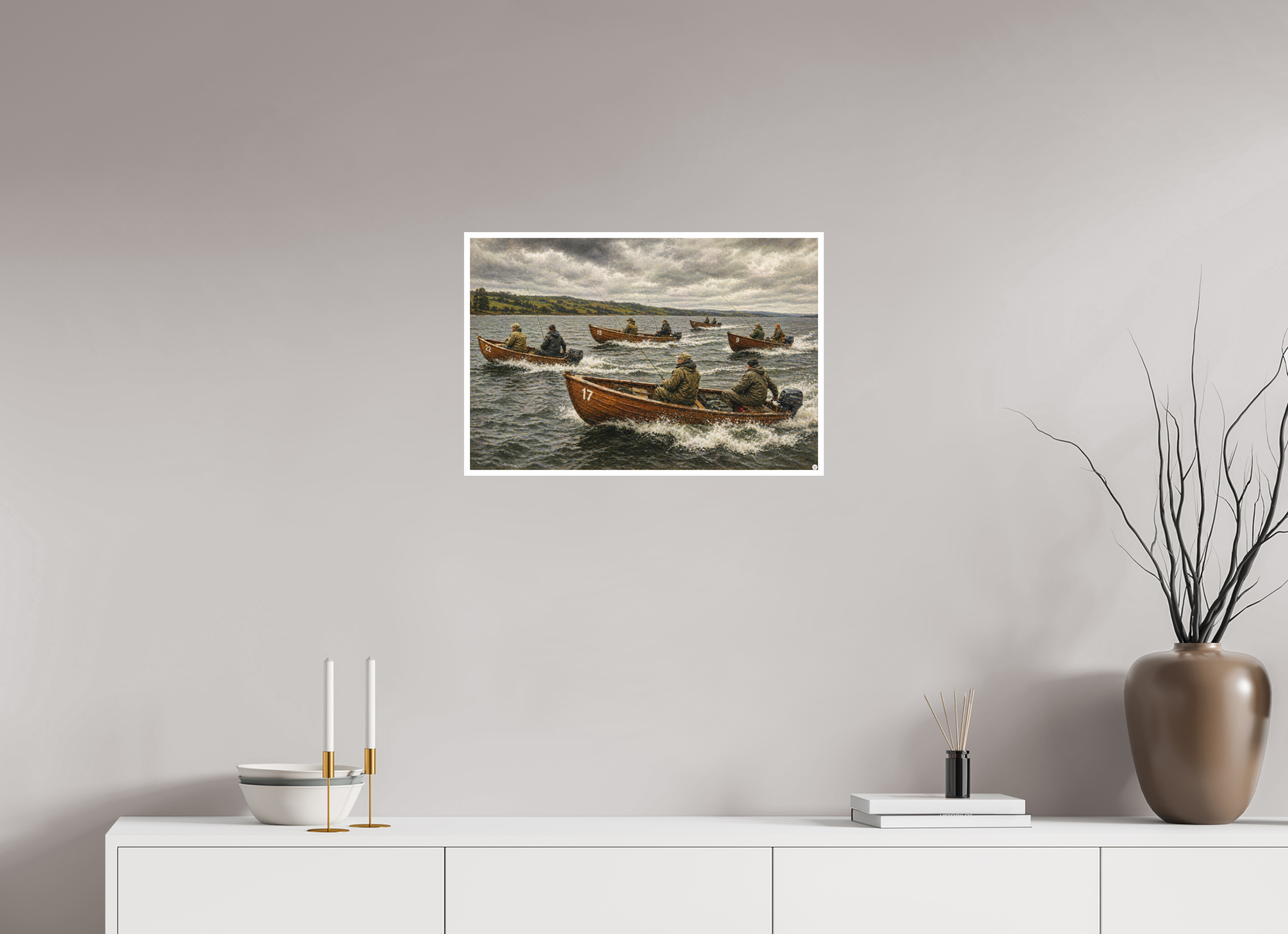 60 x 40 cm, Hahnemühle William Turner Race to the Drift