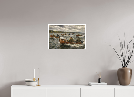 60 x 40 cm, Hahnemühle William Turner Race to the Drift