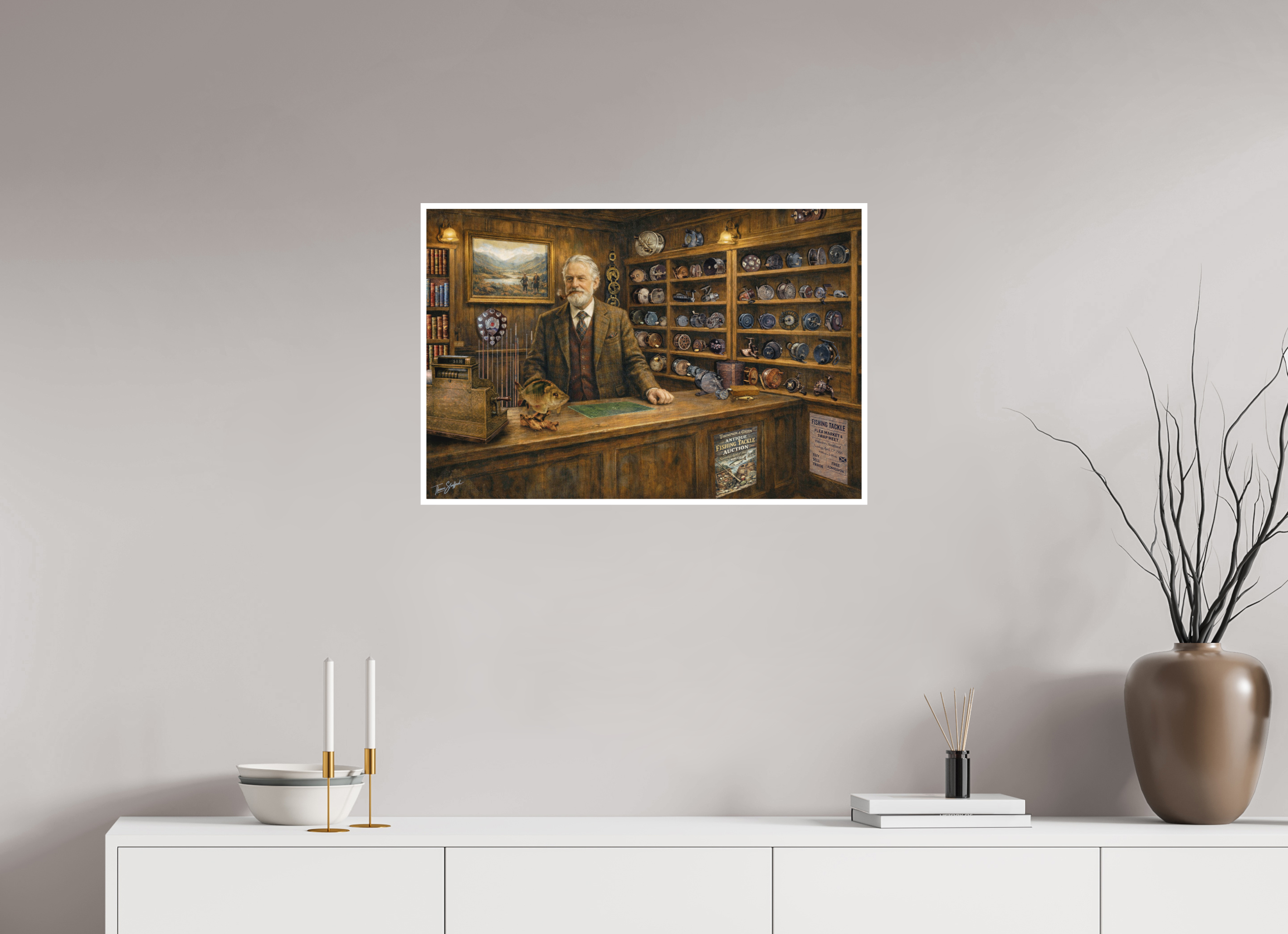75 x 50 cm, Hahnemühle William Turner The Old Tackle Shop