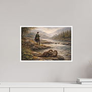 45 x 30 cm, Hahnemühle William Turner Sharing the River