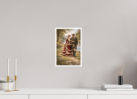 20 x 30,3 cm, Hahnemühle William Turner The Lady and the Ghillie