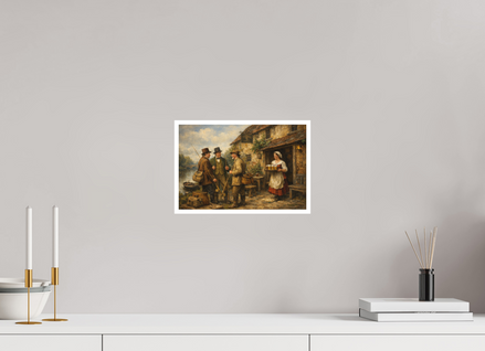30 x 20 cm, Hahnemühle William Turner The Pub by the River