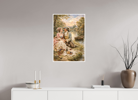 50 x 75 cm, Hahnemühle William Turner A Picnic in the Grass