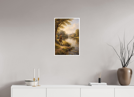 40 x 60,5 cm, Hahnemühle William Turner By the Village Stream
