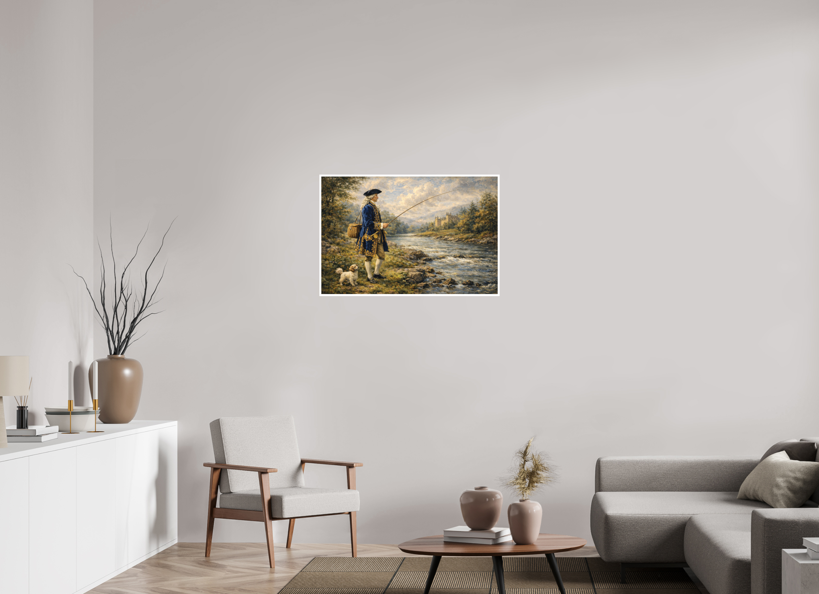90 x 60 cm, Hahnemühle William Turner The Gentleman Angler