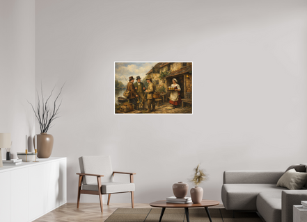 105 x 70 cm, The Pub by the River The Pub by the River