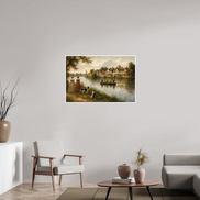 105 x 70 cm, Hahnemühle William Turner A River in Gloucestershire