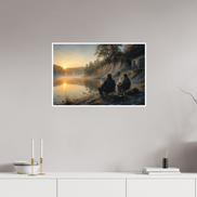 75 x 50 cm, Hahnemühle William Turner Lakeside Morning