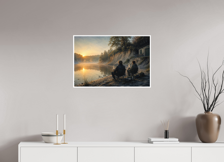 75 x 50 cm, Hahnemühle William Turner Lakeside Morning