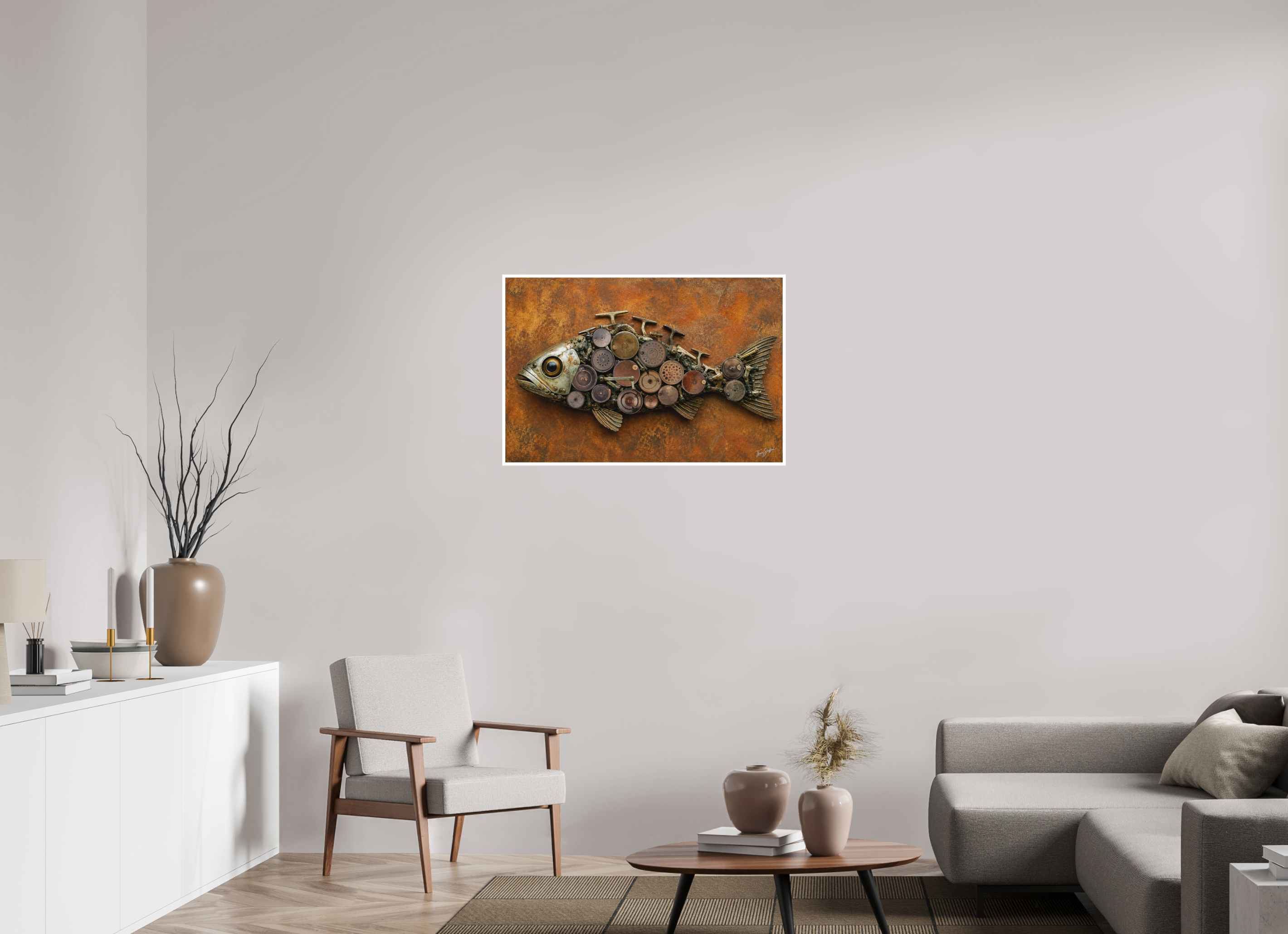 90 x 60 cm, Hahnemühle William Turner The Hardy Fish