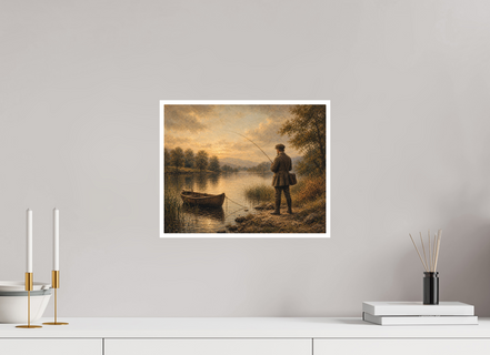37,7 x 30 cm, Hahnemühle William Turner Evening at the Water