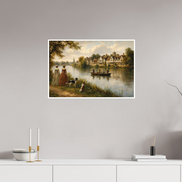 75 x 50 cm, Hahnemühle William Turner A River in Gloucestershire