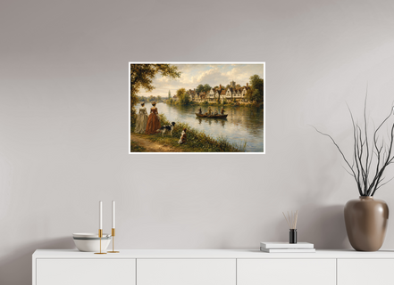 75 x 50 cm, Hahnemühle William Turner A River in Gloucestershire