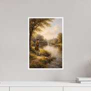 30 x 45,4 cm, Hahnemühle William Turner By the Village Stream