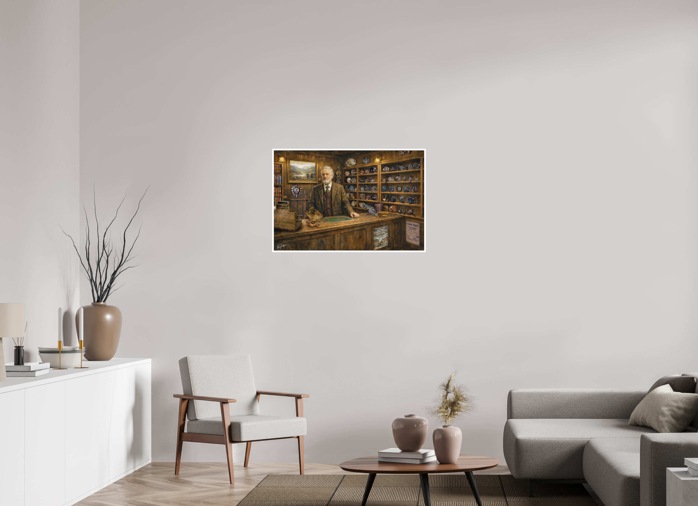 90 x 60 cm, Hahnemühle William Turner The Old Tackle Shop
