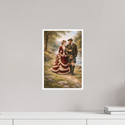 25 x 37,9 cm, Hahnemühle William Turner The Lady and the Ghillie