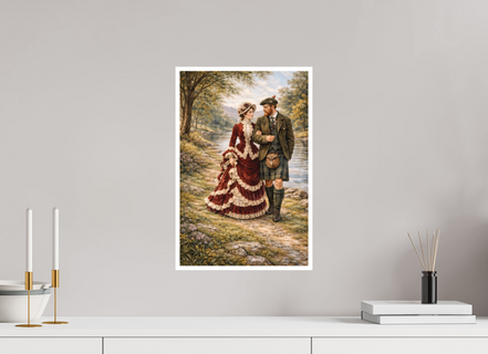 30 x 45,5 cm, Hahnemühle William Turner The Lady and the Ghillie