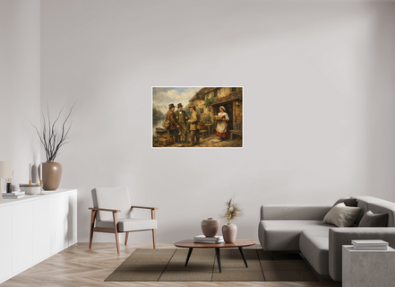 120 x 80 cm, The Pub by the River The Pub by the River