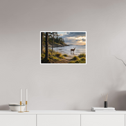 57,2 x 40 cm, Hahnemühle William Turner The Stag and the Sea