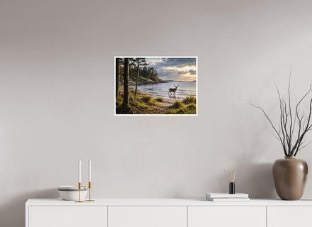 57,2 x 40 cm, Hahnemühle William Turner The Stag and the Sea
