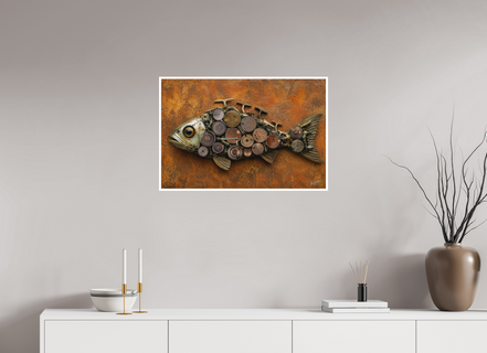 75 x 50 cm, Hahnemühle William Turner The Hardy Fish