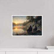 45 x 30 cm, Hahnemühle William Turner Lakeside Morning