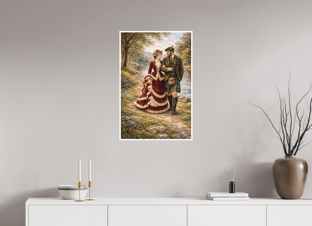 50 x 75,9 cm, Hahnemühle William Turner The Lady and the Ghillie
