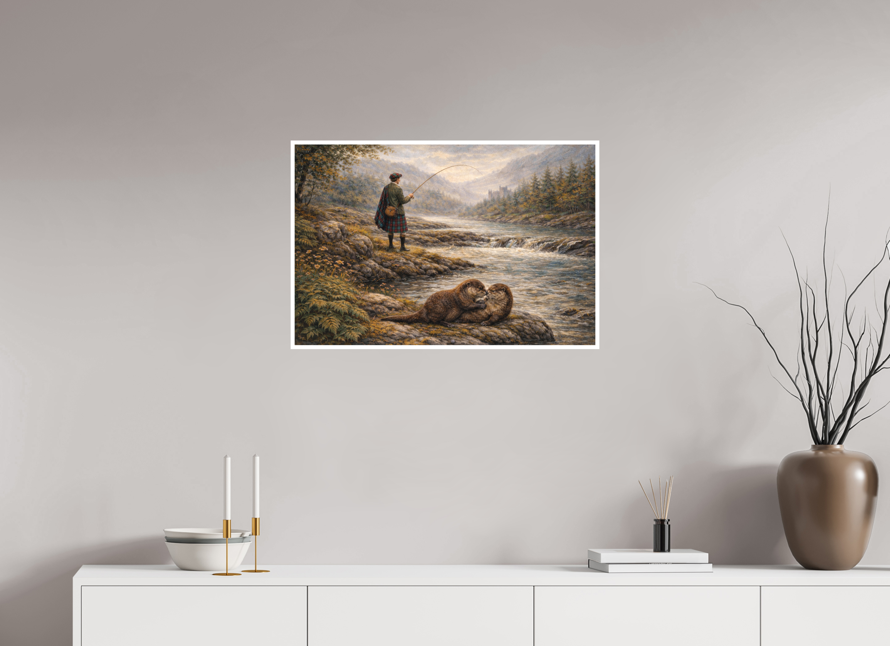 75 x 50 cm, Hahnemühle William Turner Sharing the River