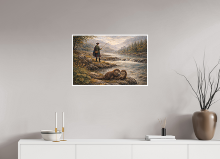 75 x 50 cm, Hahnemühle William Turner Sharing the River