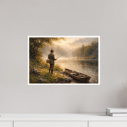 45 x 30 cm, Hahnemühle William Turner Morning at the Salmon River