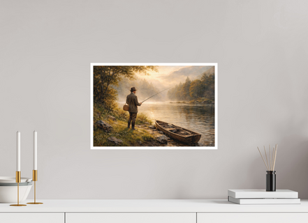 45 x 30 cm, Hahnemühle William Turner Morning at the Salmon River