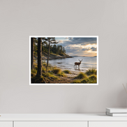 42,9 x 30 cm, Hahnemühle William Turner The Stag and the Sea