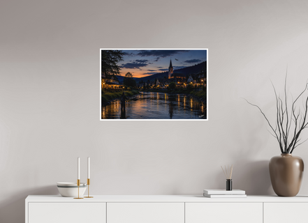 76 x 50 cm, Hahnemühle William Turner Church Bells and Trout Rings