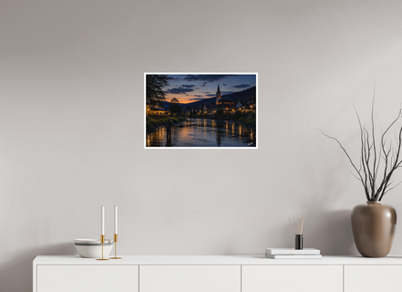 60,8 x 40 cm, Hahnemühle William Turner Church Bells and Trout Rings