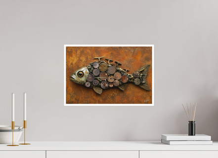 45 x 30 cm, Hahnemühle William Turner The Hardy Fish
