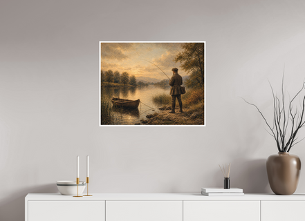 75,4 x 60 cm, Hahnemühle William Turner Evening at the Water