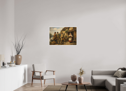 90 x 60 cm, The Pub by the River The Pub by the River