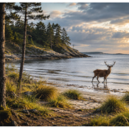 Main image The Stag and the Sea