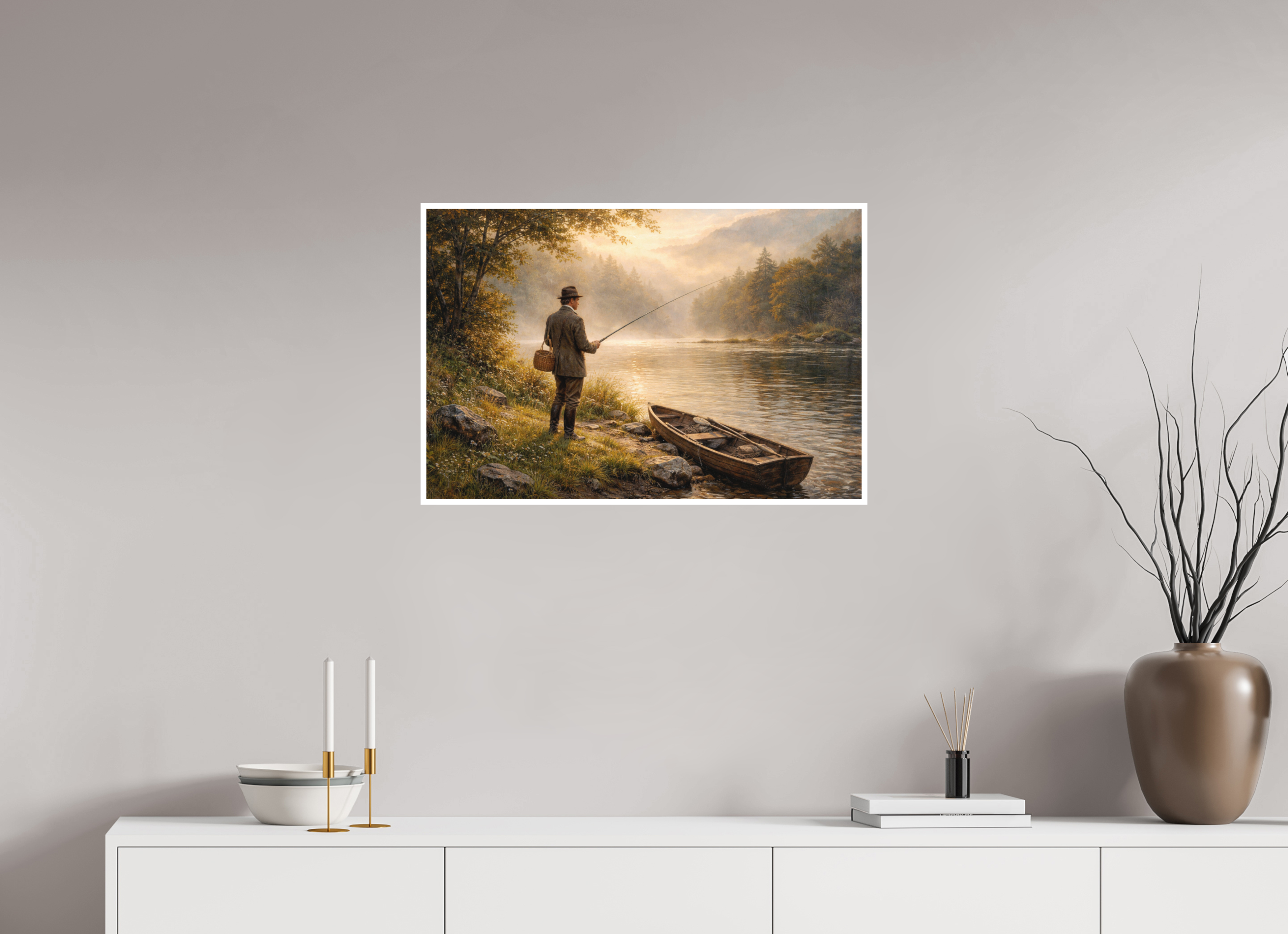 75 x 50 cm, Hahnemühle William Turner Morning at the Salmon River